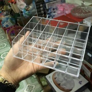 khay đựng son trong suốt(24 ô)