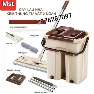 [Combo QuàTặng khi mua] Bộ Cây Lau Nhà Chổi Lau Nhà 360 Độ Chính Hãng cao cấp Mst