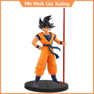 Mô hình Dragon Ball  SonGoku cầm gậy siêu đẹp cao 27cm figure mô hình 7 viên ngọc rồng dragon ball mô hình giá xưởng