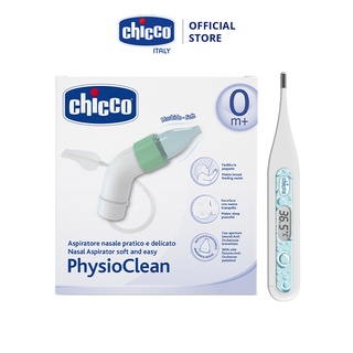 Combo Nhiệt kế điện tử 3in1 Chicco &amp; Hút mũi Chicco