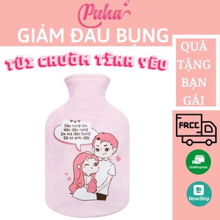 Túi chườm nóng đau bụng kinh Puha VIP quà tặng bạn gái, túi chườm sưởi ấm nóng lạnh đa năng