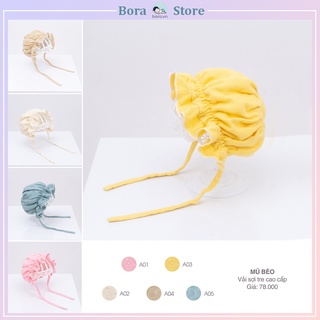 Mũ bèo sợi tre cô gái Hà Lan cho bé 0 - 24 tháng Anminaza