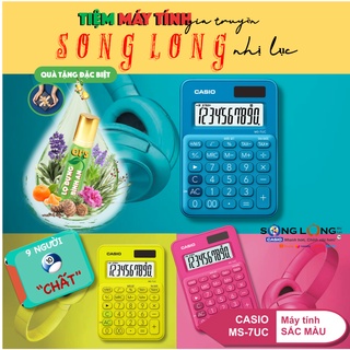 Máy Tính CASIO Sắc Màu Cá Tính MS-7UC - “9 Người 10 CHẤT!” - Máy Tính Cầm Tay Chính Hãng BITEX Bảo Hành 5 Năm