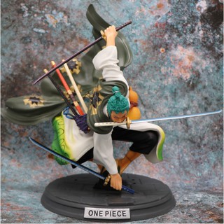 Mô Hình One Piece Zoro Wano tam kiêm phái đẹp 28Cm