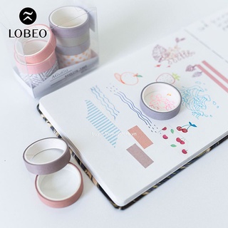 [LỖ STORE] Combo 10 cuộn Washi Sweet Dream Tông Pastel (Mẫu 4-5-6)