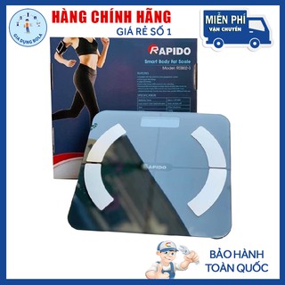 Cân điện tử Rapido RSF-01S. Cân sức khoẻ đo được 8 chỉ số cơ thể , Bh 12 tháng toàn quốc