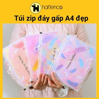 Túi zip A4 , bìa đựng hồ sơ chống nước hình dễ thương