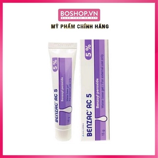 Kem Giảm Mụn Galderma Benzac AC 5 5% 15g