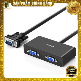 Bộ Chia VGA 1 ra 2 Ugreen 40254 hỗ trợ nguồn phụ cao cấp - Hapustore
