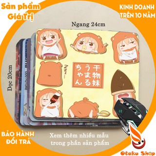<27 mẫu 3 bộ> Lót chuột máy tính Anime Umaru, Pokemon, Doraemon cỡ bàn di chuột lớn 20x24cm chất liệu mouse pad cao su