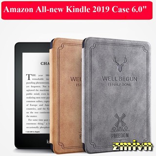 Bao da All-new Kindle 2019 6.0" / Bao da Kindle 10th 2019 họa tiết hươu nai
