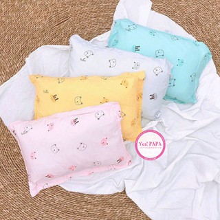 Gối bông cho bé Little Love vỏ modal (tặng 1 vỏ gối)