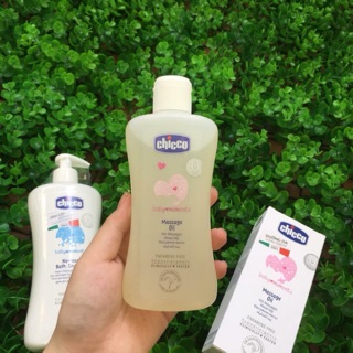 Dầu Mát-xa chiết xuất cám gạo Chicco cho bé từ 0M+