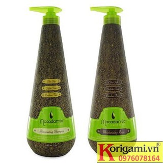 CẶP DẦU GỘI XẢ MACADAMIA TRẺ HÓA TÓC SIÊU MƯỢT 1000ML 5.0