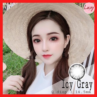 [ Ảnh Thật ] Lens Icy Gray 14.5mm Nhập Khẩu Chính Hãng Hàn Quốc - Luxy Lens