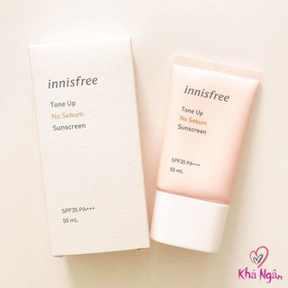 [ No Sebum] Kem chống nắng Eco safety no sebum sunblock SPF35 Innisfree