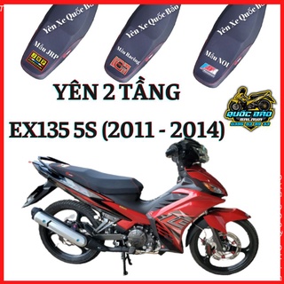 Nguyên cái yên ex135 5 số (luôn đế) mút gọt 2 tầng kèm da thái co giãn 4 chiều nhiều mẫu lựa chọn.