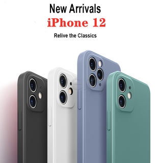 Ốp điện thoại silicon mặt nhám chống xước chống vân tay bảo vệ camera thích hợp cho iPhone 13 Mini 12 Pro 11 Max