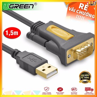 Cáp USB to Com RS232 DB9 chính hãng Ugreen 20211 dài 1.5m