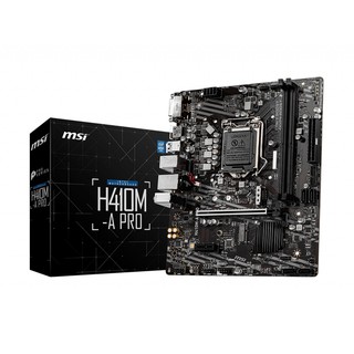 Bo Mạch Chủ Mainboard MSI H410M-A PRO (Intel H410, Socket 1200, m-ATX, 2 khe RAM DDR4) - Hàng Chính Hãng