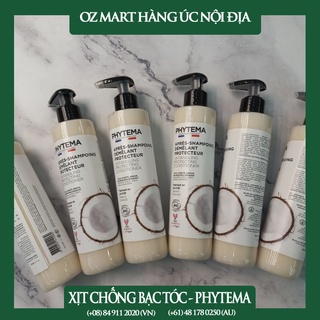 Bộ dầu gội xả xịt chống bạc tóc Phytema Positiv's Hair Oz Mart Hàng Úc Nội Địa