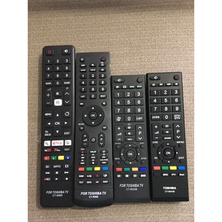 Remote điều khiển tivi Toshiba,Tổng hợp các đời tivi Toshiba, Tặng pin !