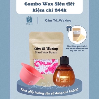 COMBO WAXING TRỌN BỘ [TẶNG KÈM QUE GỖ PHẾT SÁP] (CHÉN - SÁP - MỠ)