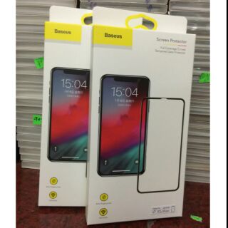 Kính Baseus viền nhỏ 0.3mm iPhone XS max chính hãng