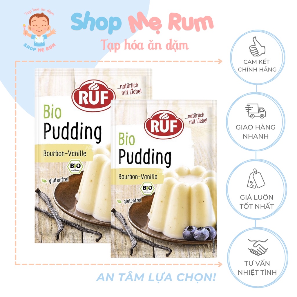 Bột Pudding Hữu Cơ Ruf 40g