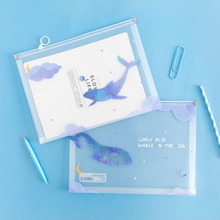 Túi lưu trữ tài liệu A4 có khóa kéo không thấm nước siêu đẹp