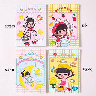 Vở kẻ ngang A5 hình cô bé 60 trang Sakura Shop