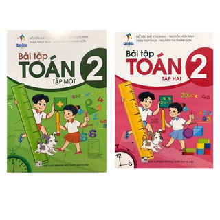 Sách - Combo Bài tập toán 2 tập 1 + Bài tập toán 2 tập 2 ( cánh diều )
