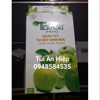 Găng tay tự hủy sinh học Terasu | Biodegradable disposable plastic gloves (100 pcs/set)