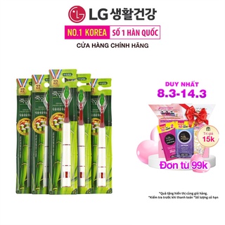 Combo 5 Bàn chải răng Bamboo Salt chứa tinh chất muối tre - Dành riêng cho nướu