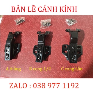 Bản lề bật hơi tủ nhôm cánh kính cao cấp, bản lề khung nhôm kính có giảm chấn