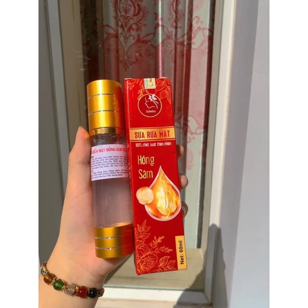 SỬA RỬA MẶT HỒNG SÂM