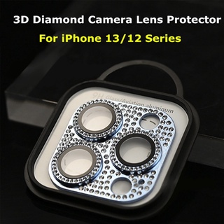 Ốp điện thoại kính cường lực 3D viền kim loại bảo vệ camera cho IPHONE 13 12 PRO MAX 11 12 PRO MAX 13 PRO