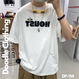 Áo Thun Nam Nữ Tay Lỡ Unisex Oversize Áo phông Form Rộng Basic Tee Hình HOUST
