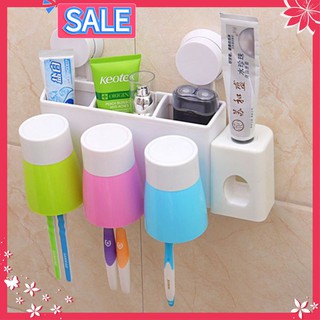 (SIÊU SALE) NHẢ KEM ĐÁNH RĂNG TỰ ĐỘNG TẶNG KÈM 3 CỐC (HÀNG CHÍNH HÃNG) (FREE SHIP)