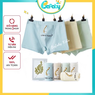 [BÁN LẺ] Quần Lót Bé Trai, Quần Sịp Bé Trai Cao Cấp Siêu Giữ Ấm Cho Bé Từ 02-12 Tuổi 97% Cotton và 4% Sợi Spendex
