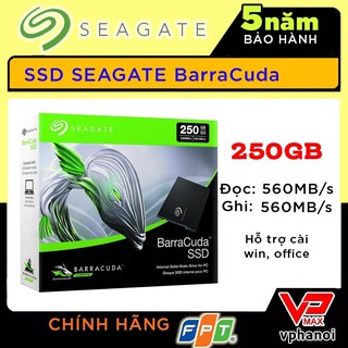 Ở cứng SSD 250GB Seagate BarraCuda BH 5 năm FPT