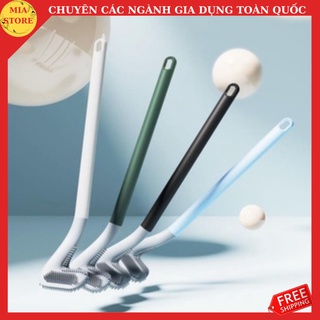 {HOT}❤️Bàn chải chà Toilet/ chổi cọ toilet bằng Silicon chữ L vệ sinh nhà tắm❤️