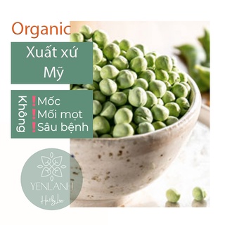 Hạt đậu Hà Lan sấy khô nguyên vỏ hữu cơ 100gr-200gr-500gr Yenlanhnatural