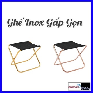 Ghế Xếp Inox Gấp Gọn Sanami Fishing Store -Ghế Mini Bỏ Túi Dễ Dàng Mang Khi Du Lịch,Dã Ngoại,Câu Cá KK-2