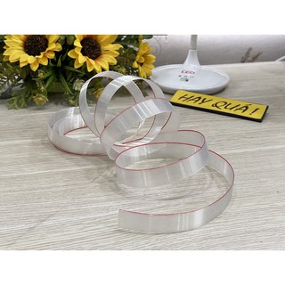 [Mã ELHACE giảm 4% đơn 300K] Dây Teflon phẳng dẹt đồng ofc mạ Bạc - Trong suốt