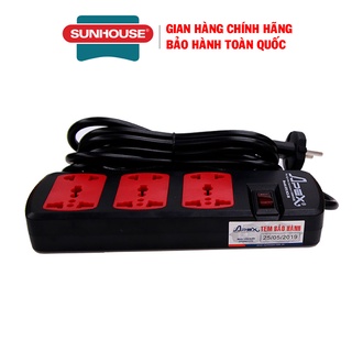 Ổ cắm điện Sunhouse APE-OC5-3R - Bảo hành 12 tháng