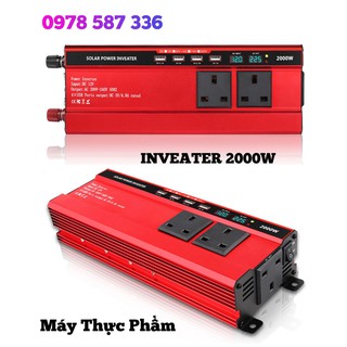 Bộ Kích Điện Inverter 2000W Từ 12V Lên 220V