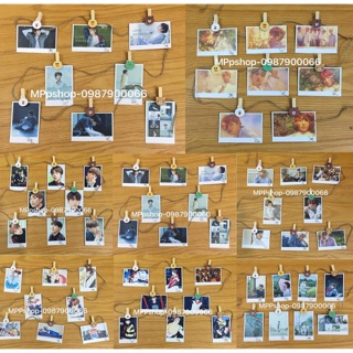 3 Bộ ảnh polaroid BTS có chữ ký ngẫu nhiên mẫu, ảnh mới nhất theo thời gian