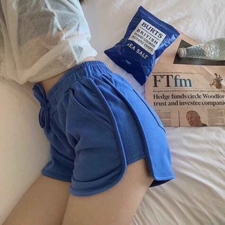 Quần short xẻ tà viền nổi nhiều màu