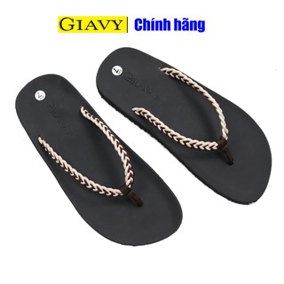 Dép kẹp nữ Giavy quai nhỏ thắt bím
